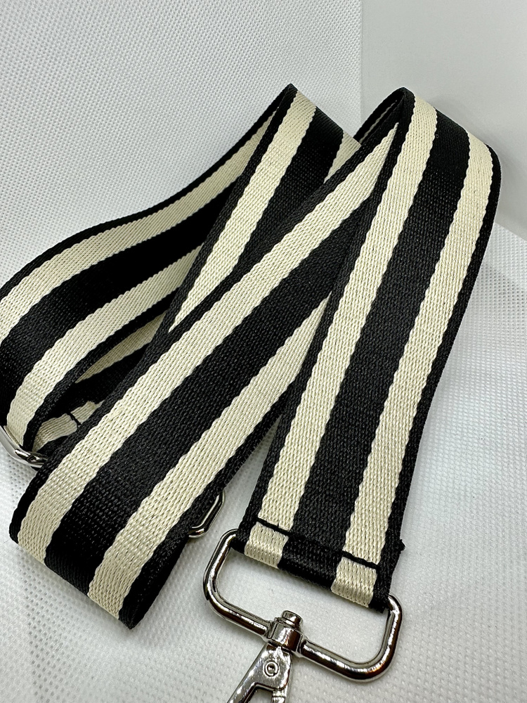 Ремень для сумки, плечевой ремень, текстильный плечевой ремень с фурнитурой стального цвета, макс. длина #1