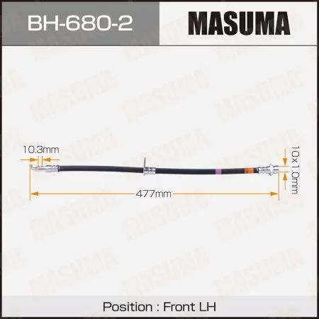 Шланг тормозной "Masuma" BH-680-2 LH #1