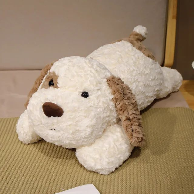 Мягкая игрушка реалистичная плюшевая антистресс кудрявая собачка Тедди 50 см  #1