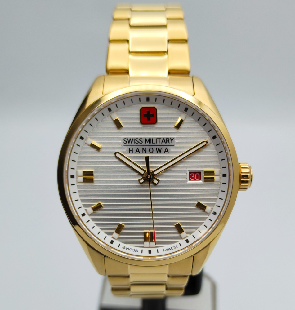 Часы наручные мужские Swiss Military Hanowa Roadrunner SMWGH2200110 . Кварцевые наручные часы. Часы для #1