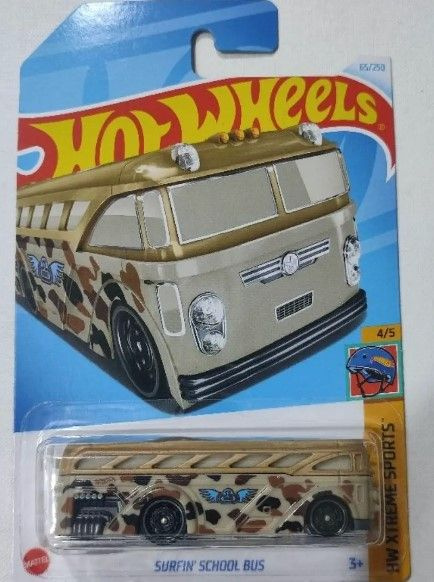 Машинка Hot Wheels игрушка Surfin School Bus C4982_HTB99 #1