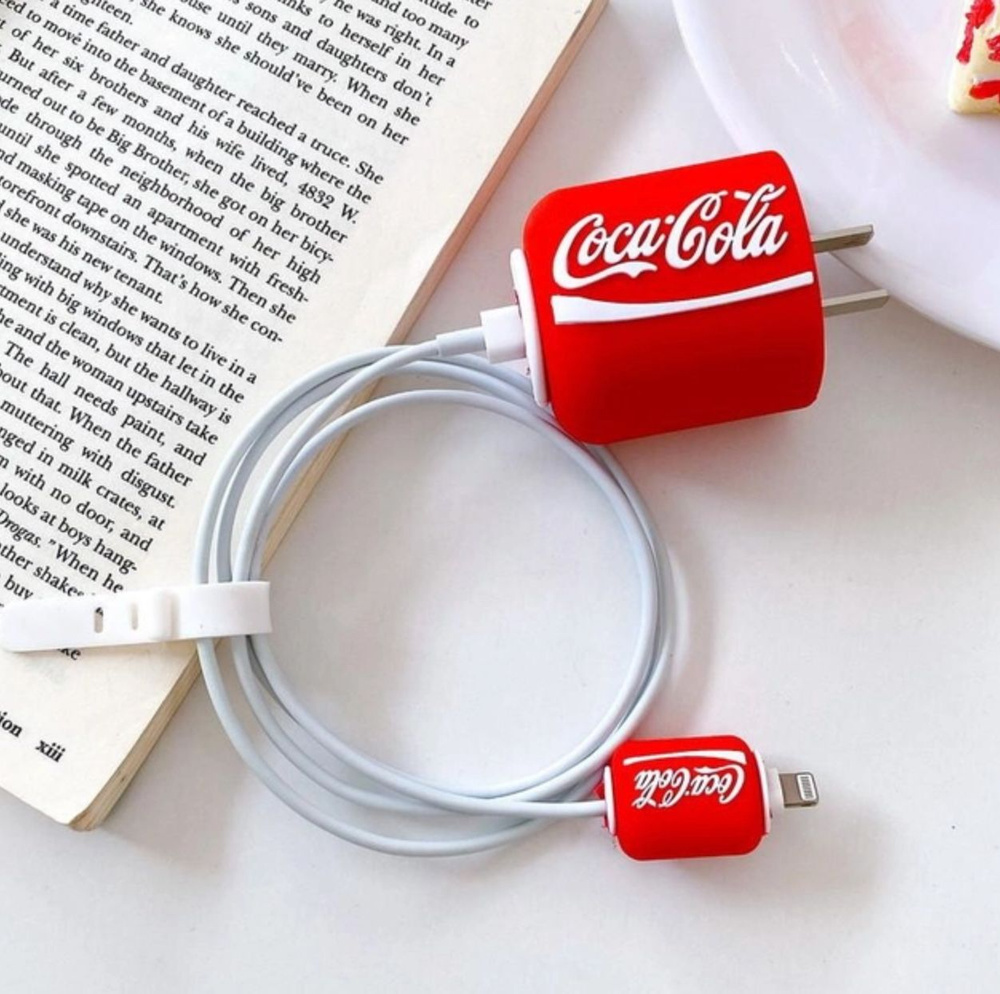 Чехол для зарядки и кабеля, Кока Кола #1