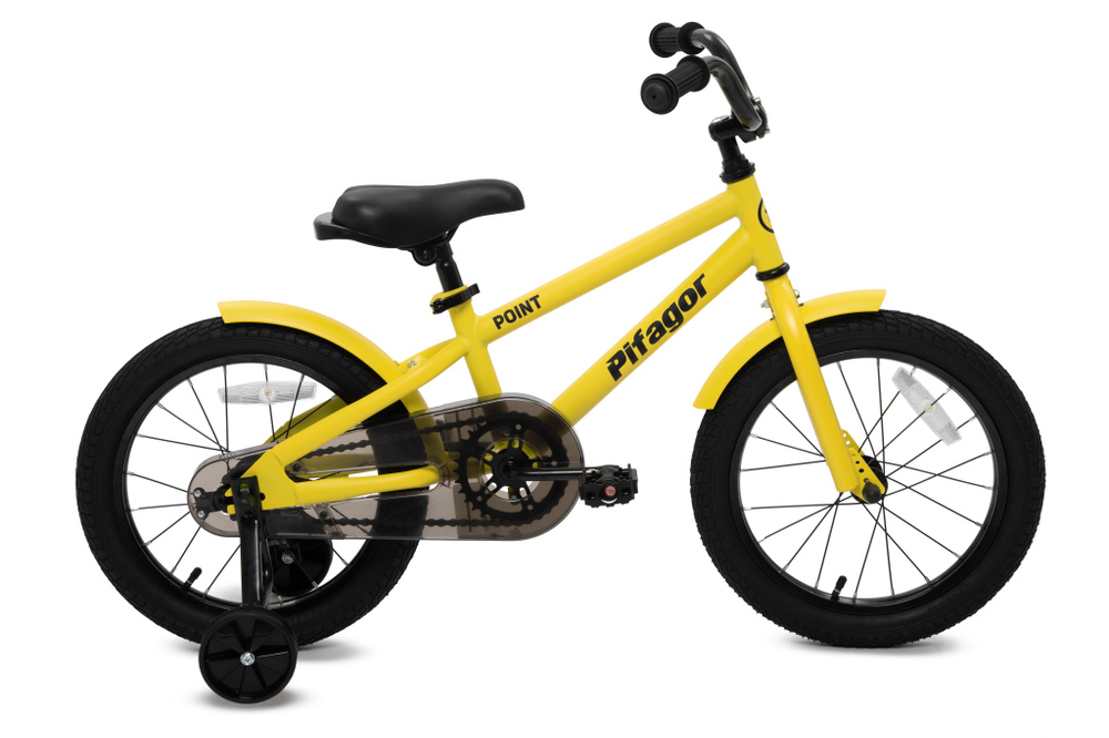 Велосипед Pifagor Point 16", стальная рама, цв.Желтый #1