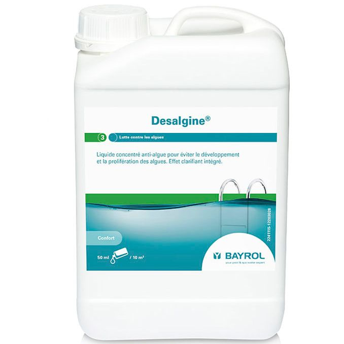 Альгицид жидкий Дезальгин (Desalgine) для бассейна 3 л (3 кг) Bayrol - Химия для дезинфекции и очистки #1