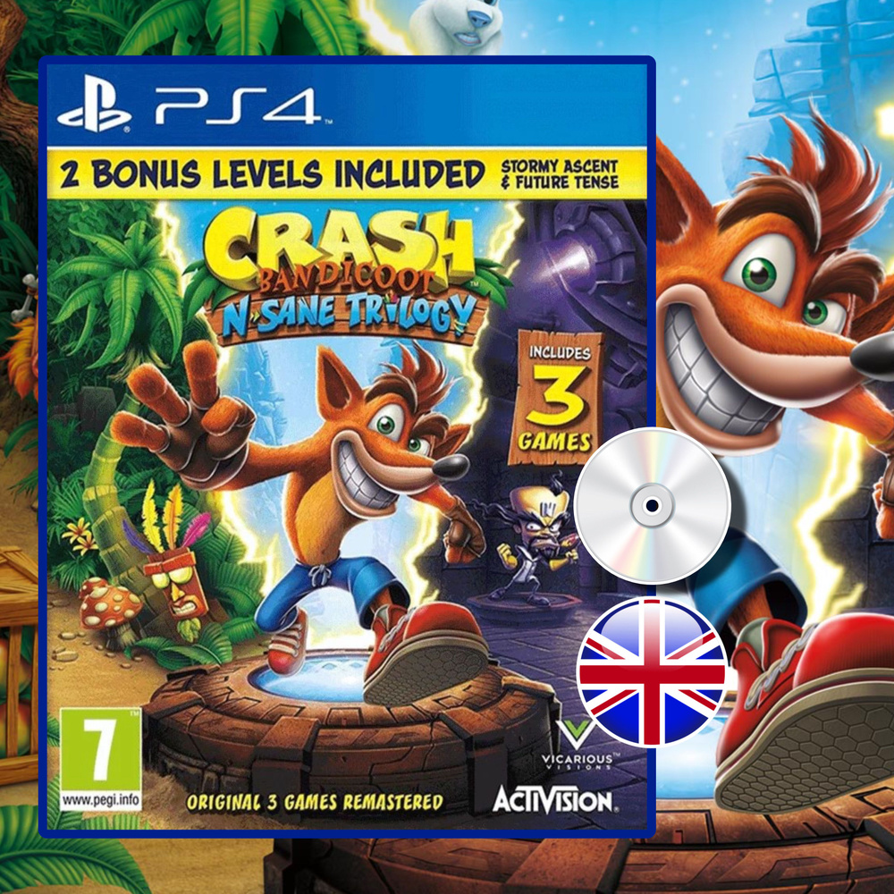 Игра PS4* "Crash Bandicoot n Sane Trilogy" (Английская версия) #1