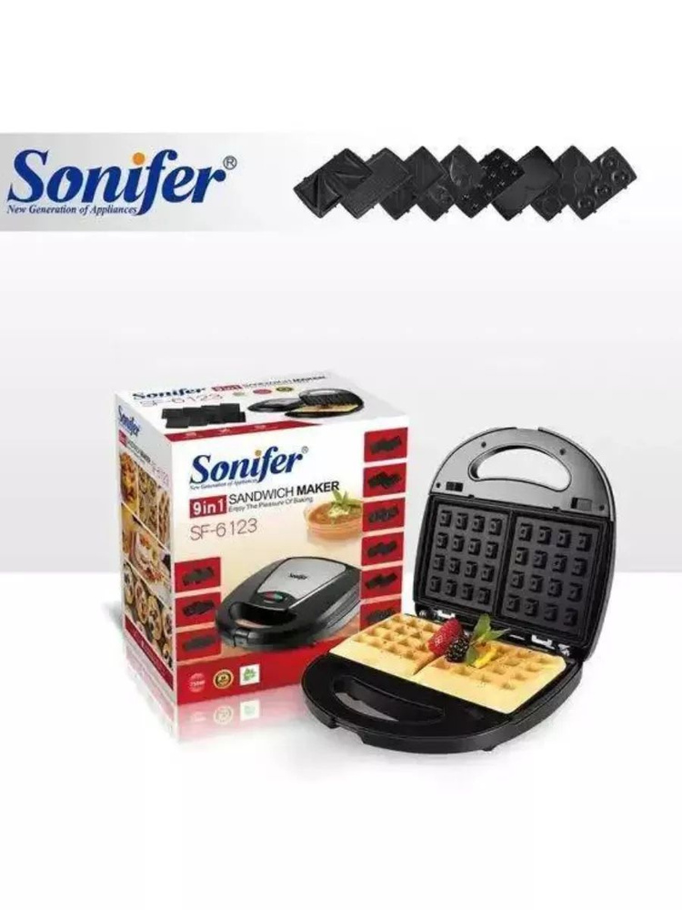 SONIFER Вафельница sp368112 750 Вт #1