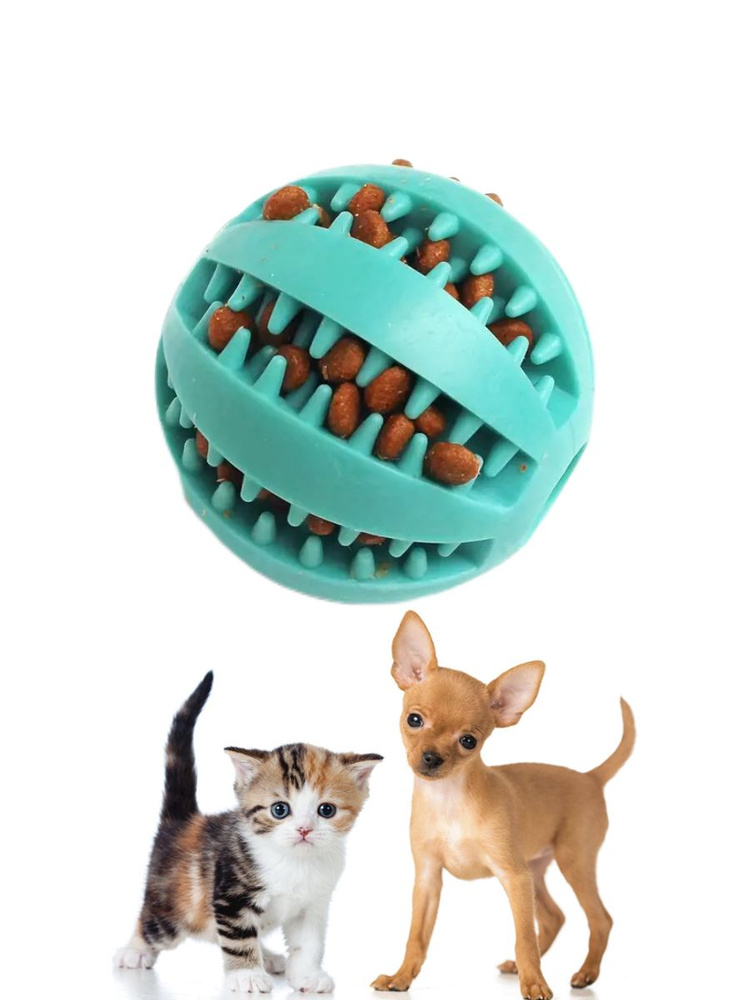 Жевательный мяч для собак резиновый #1