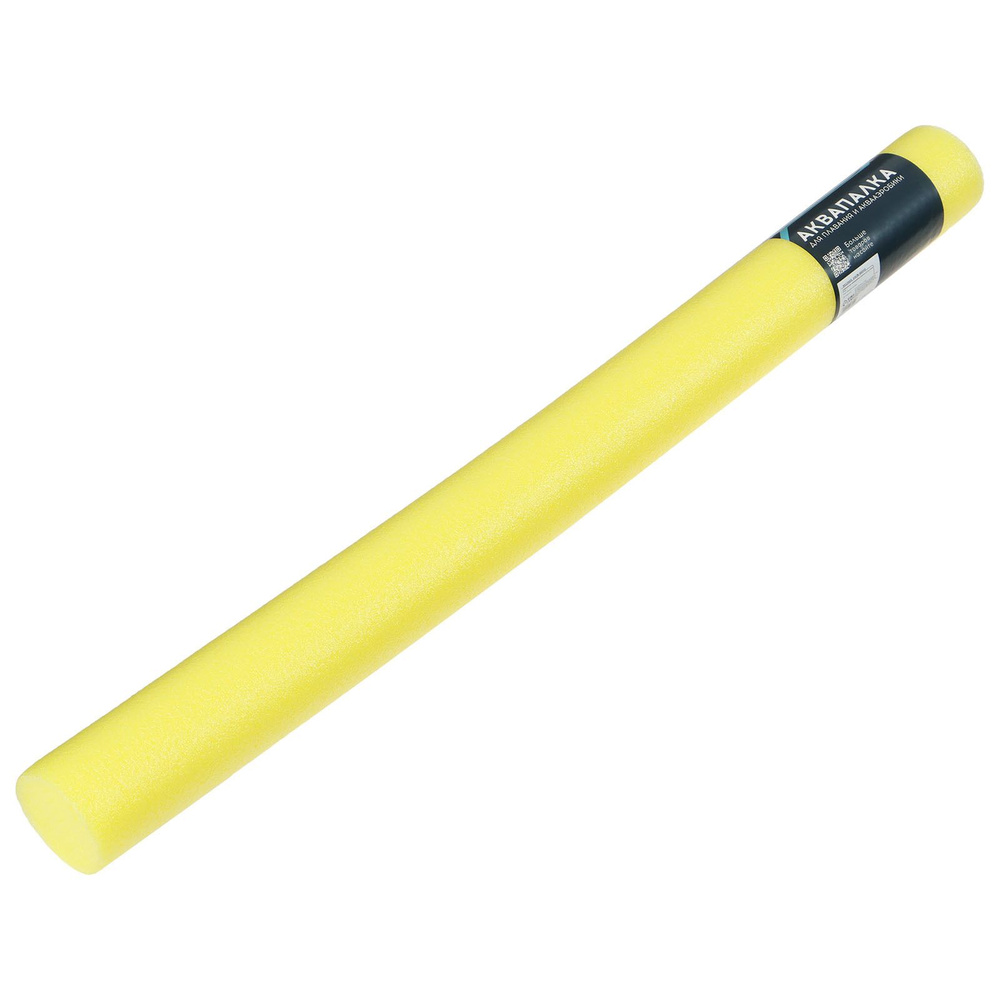Аквапалка для аквааэробики, d 6,5 см, длина 75 см, цвет жёлтый  #1