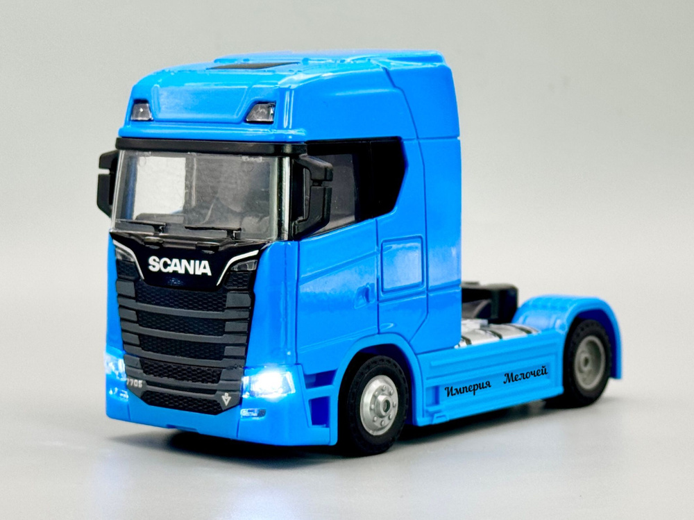 Металлические машинки грузовик Сканиа 770S (синий) #1