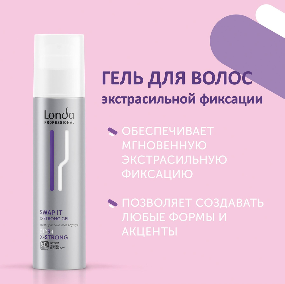 Londa Professional Гель для укладки волос экстрасильной фиксации Swap it 100мл  #1