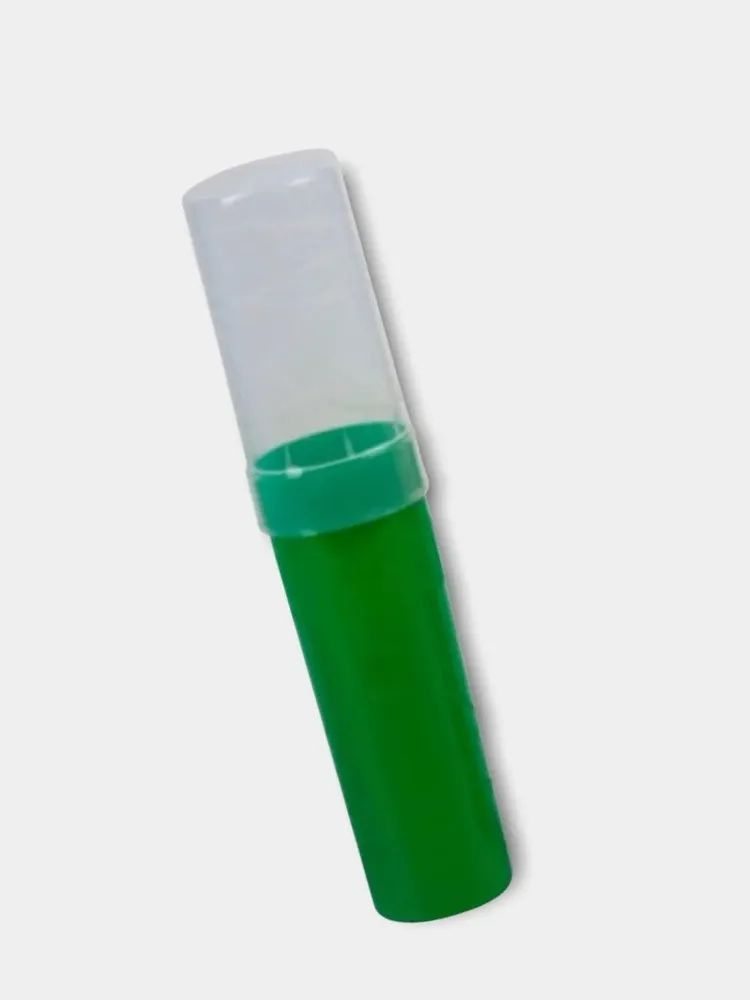 Пенал-тубус пластиковый / интенсив / зеленый #1