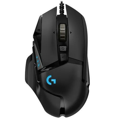 Игровая проводная бесшумная компьютерная мышь Logitech G G502 Hero для ноутбука и ПК ,черный  #1