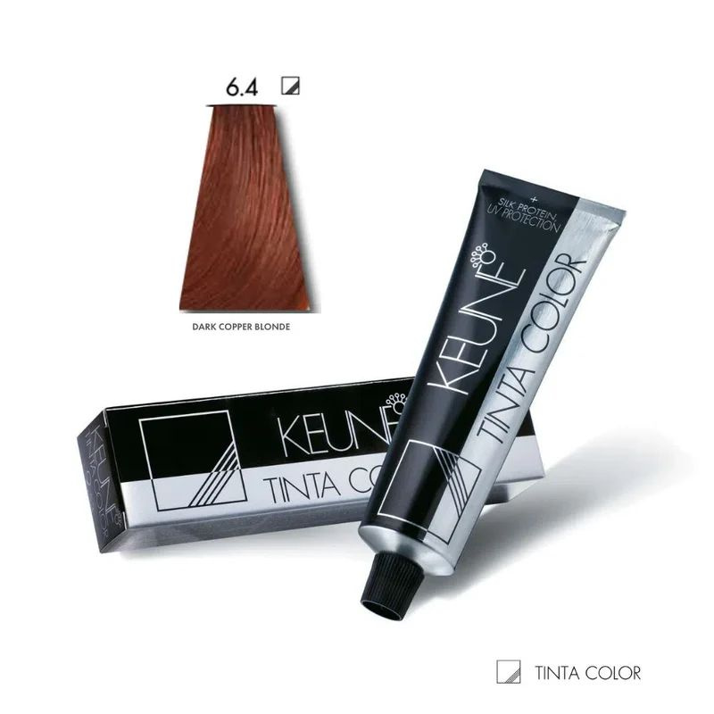 Keune Tinta Color - 6.4 - Темный медный блондин Стойкая краска для волос  #1