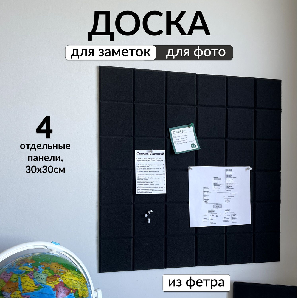  Текстильная доска 30 x 30 см #1