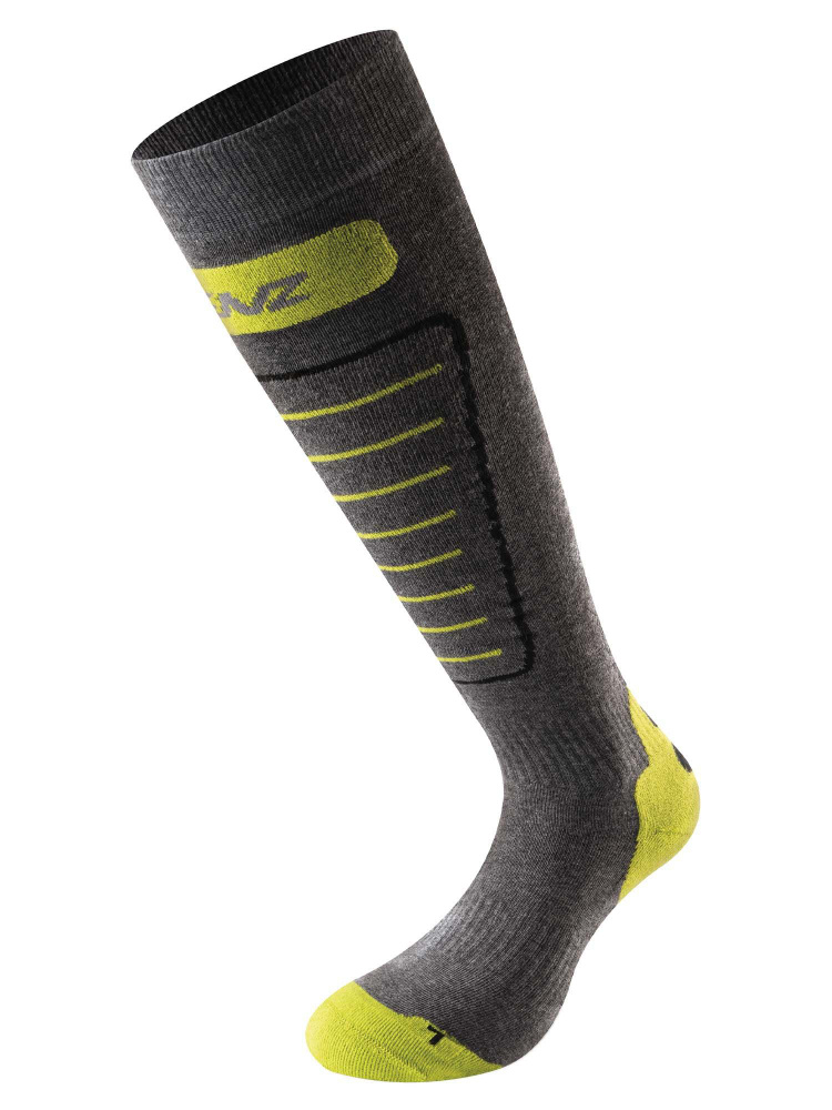 Носки Lenz Skiing 1.0 Grey/Lime (Eur:42-44) #1