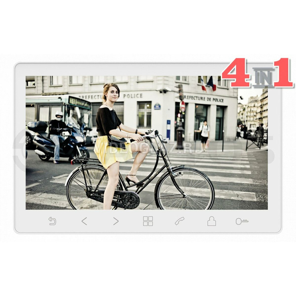 Монитор Tantos SHERLOCK HD SE (White) AHD 10,1" Hands-Free #1