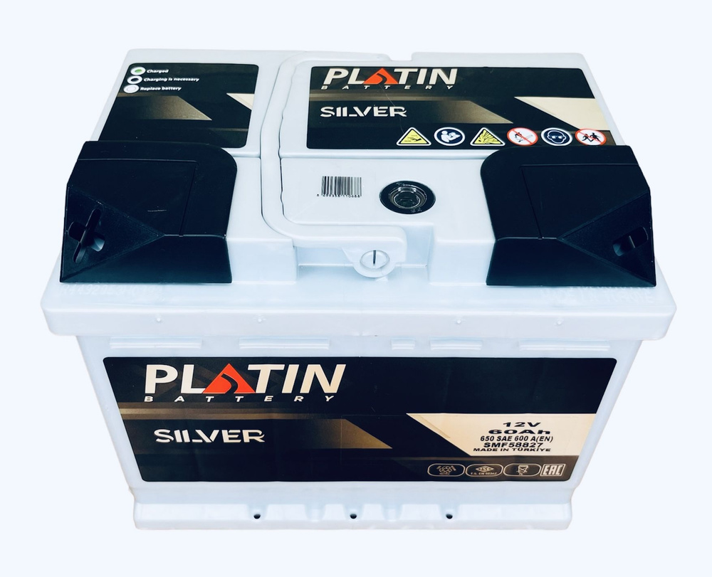 Аккумулятор автомобильный Platin Silver 60 Ач 600 A п.п. SMF L2 242х175х190  #1