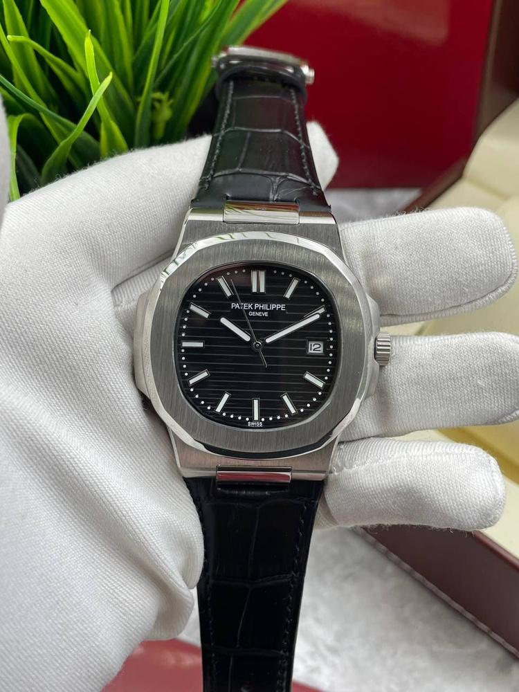 Мужские наручные часы Patek Philippe Nautilus премиум #1