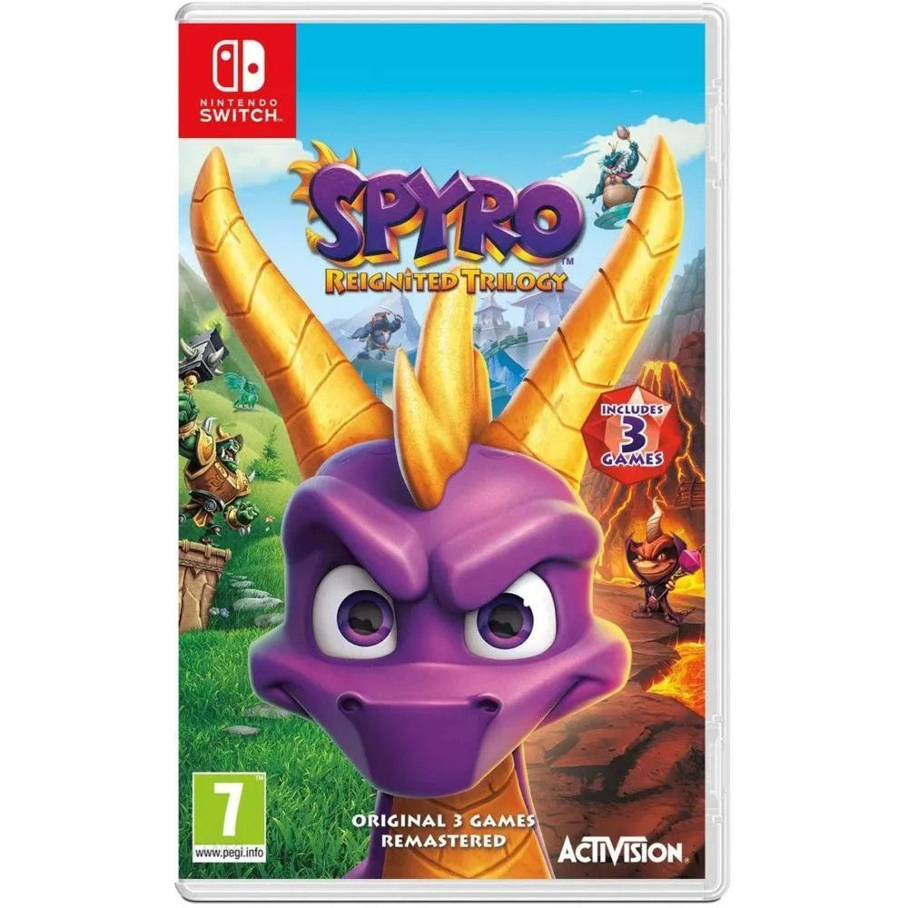 Игра Spyro Reignited Trilogy Nintendo Switch (Nintendo Switch, Английская версия)  #1