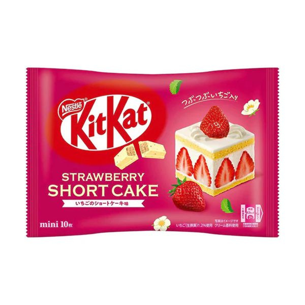 Японский KitKat Strawberry Short Cake со вкусом клубничного торта #1