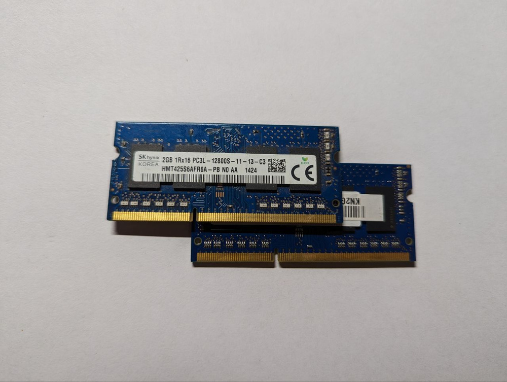 SK hynix Оперативная память Оперативная память для ноутбука DDR3L 4 ГБ (2x2 ГБ) PC3L-12800S (1600 МГц) #1