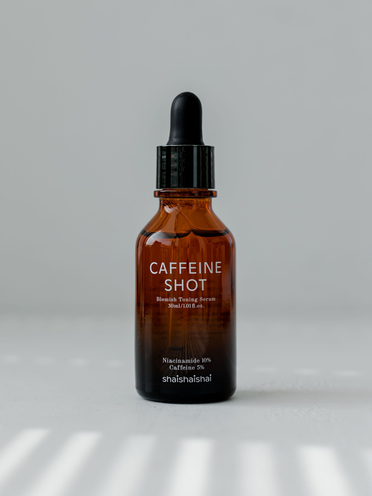 SHAISHAISHAI Сыворотка с 10% ниацинамида и 5% кофеина Caffeine Shot Blemish Toning Serum, 30ml  #1