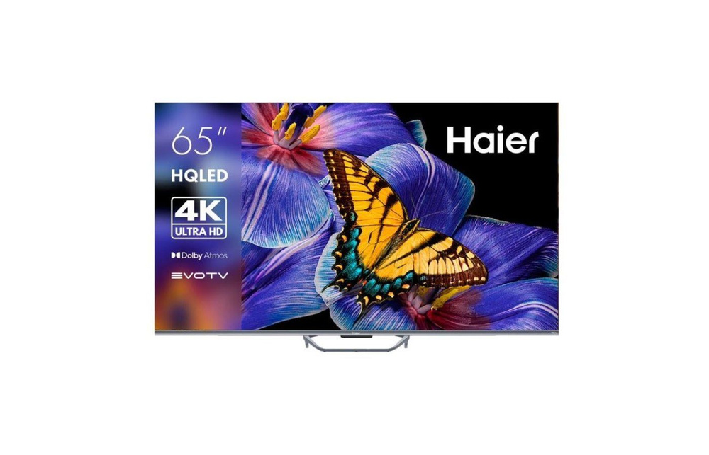 Haier Телевизор 65" 4K UHD, серый #1