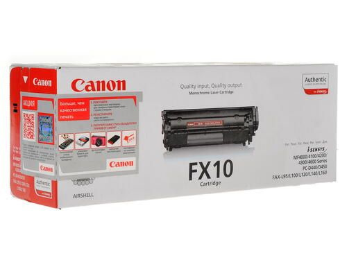 Картридж лазерный Canon FX10 черный оригинальный, 2000 стр, 1 шт  #1