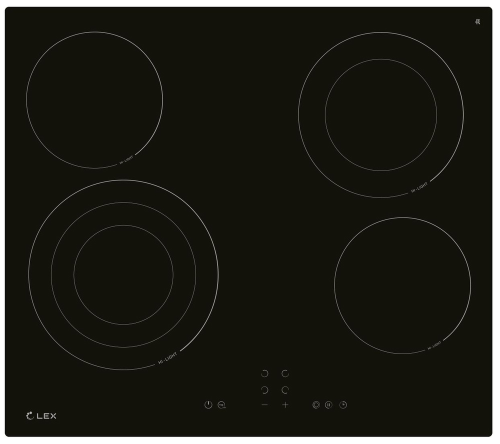 Варочная панель электрическая LEX EVH 642B BL #1