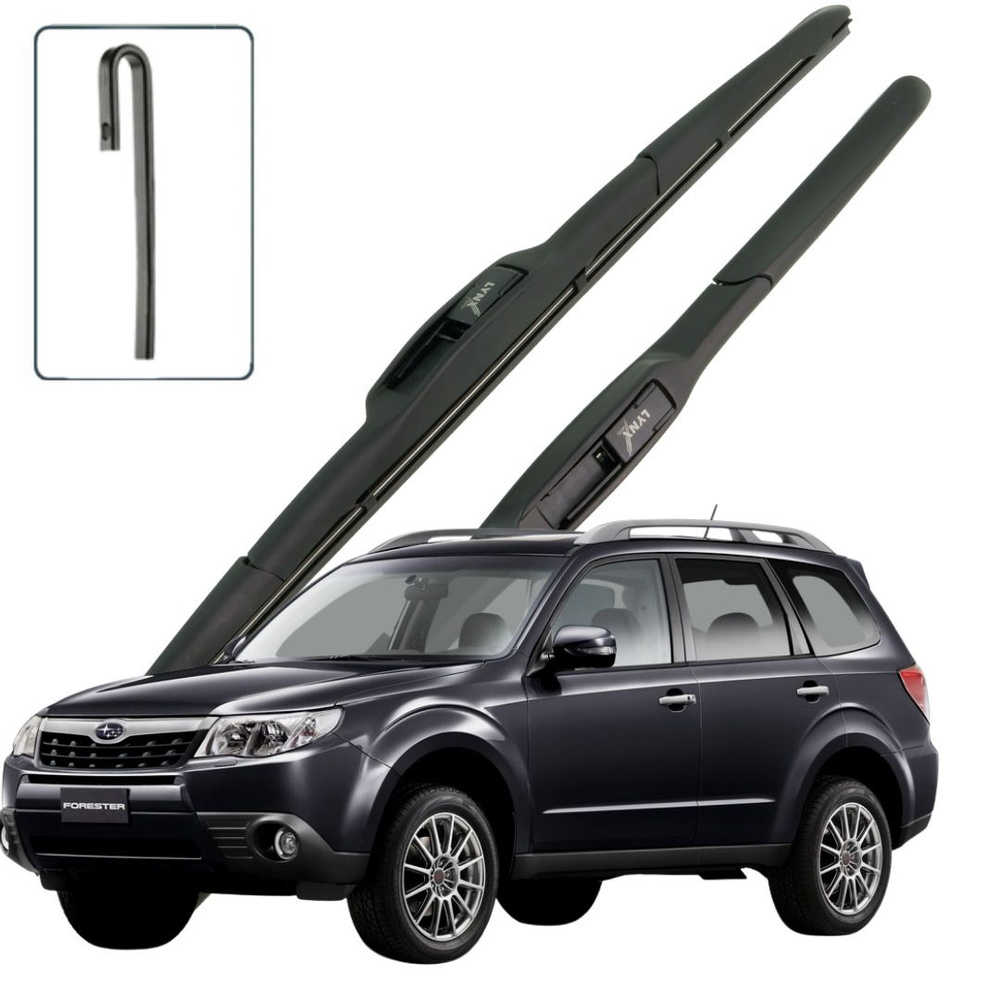 Дворники Subaru Forester (3) SH/S12 / Субару Форестер СН рест. 2010 / 2011 / 2012 / 2013 Щетки стеклоочистителя #1