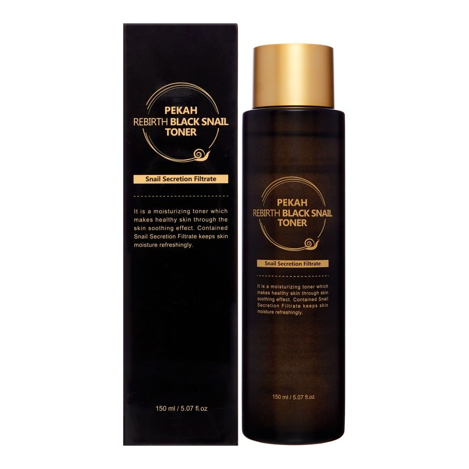 PEKAH Rebirth Black Snail Toner Тонер с муцином черной улитки 150мл #1