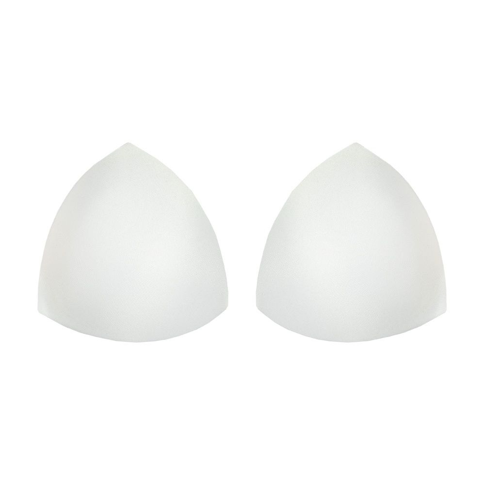 Чашки корсетные КНР треугольные, размер 12 (пара) 5 пар в пакете, белый (VFN2-12)  #1