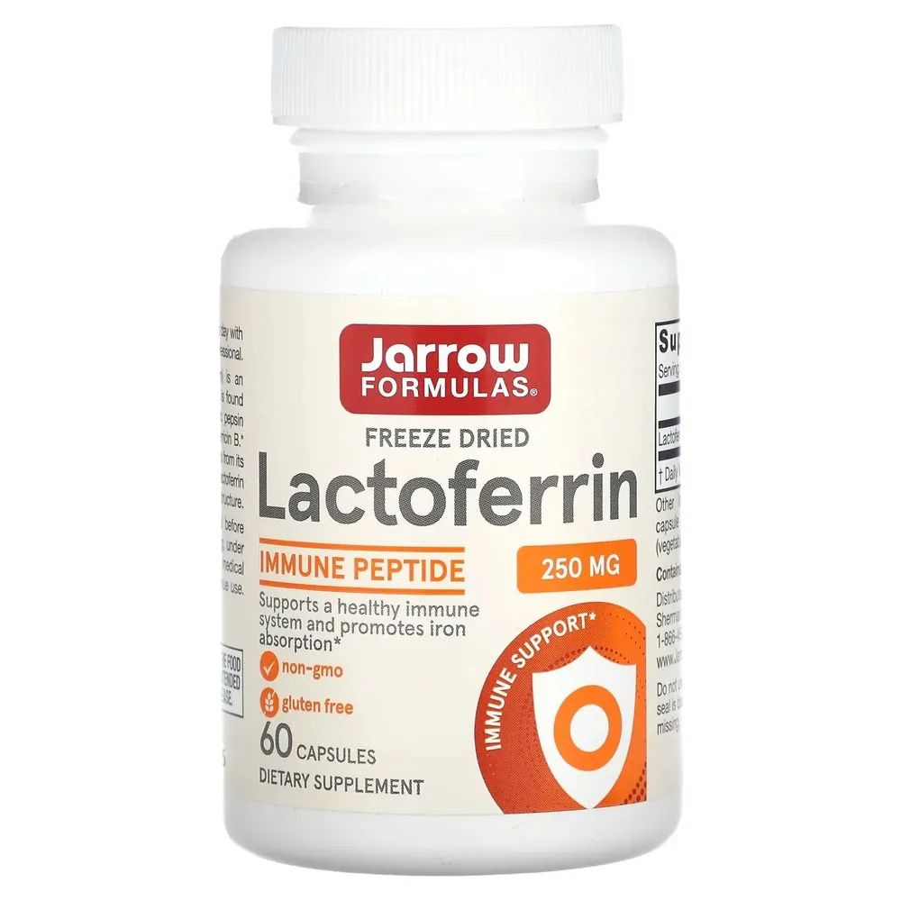 Lactoferrin, 250 мг, 60 капсул #1