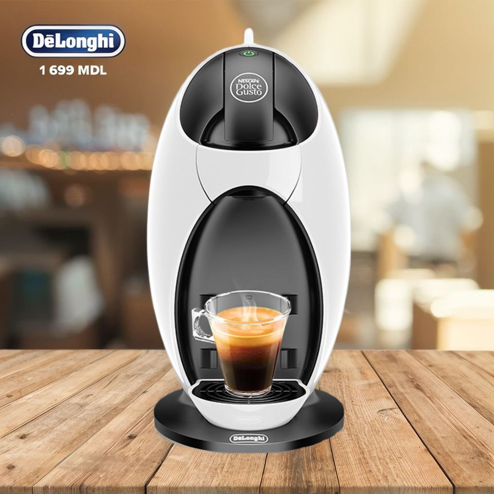 Nescafe Dolce Gusto Капсульная кофемашина DeLonghi EDG250.B Jovia, белый #1