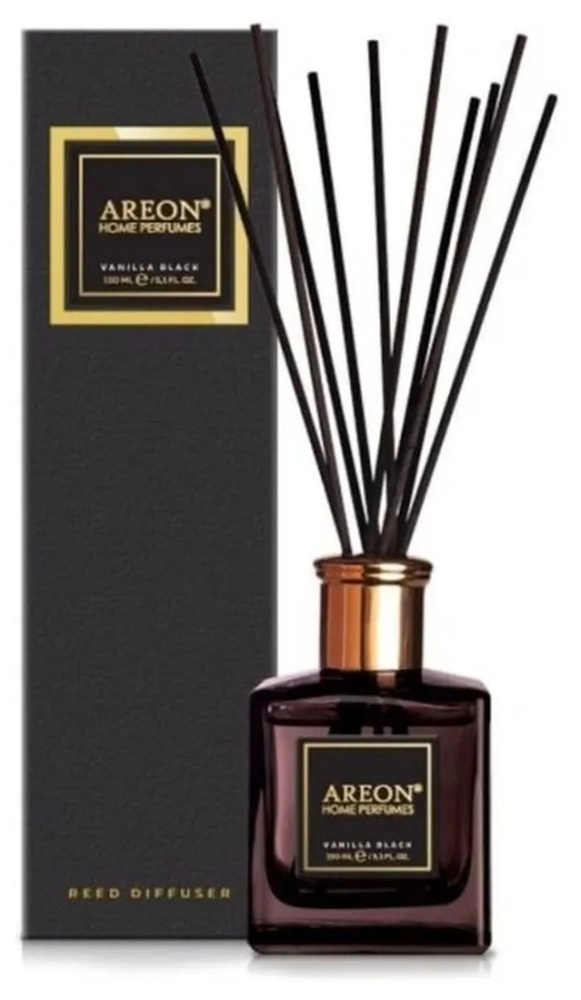 Ароматизатор бытовой 150 мл AREON HOME PERFUME STICKS EXCLUSIVE Ванила Блэк  #1