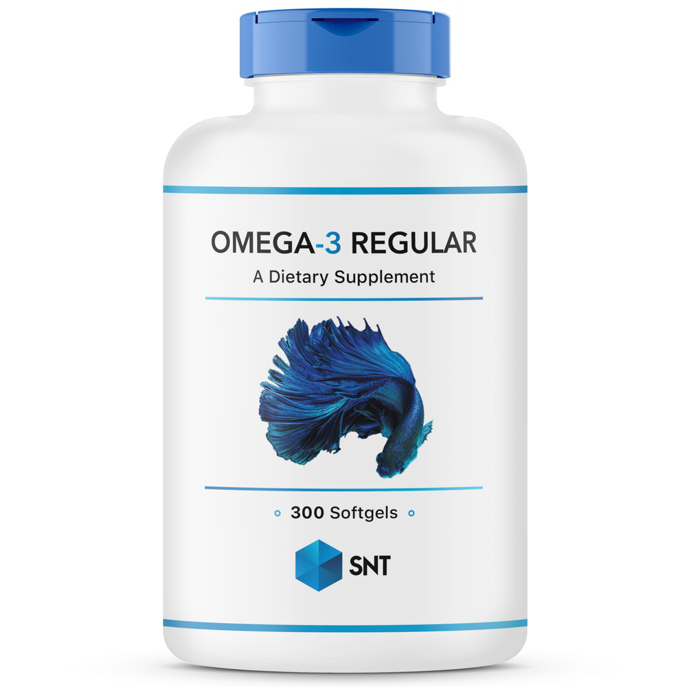 SNT Omega-3 Regular, Омега 3, рыбий жир 300 капсул #1