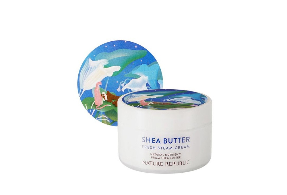 Крем для лица на основе масла ши Nature Republic Shea Butter Steam Cream_Fresh  #1