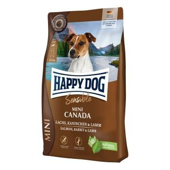 Happy Dog Sensible mini Canada для взрослых собак мелких пород склонных к аллергии (4 кг.)  #1