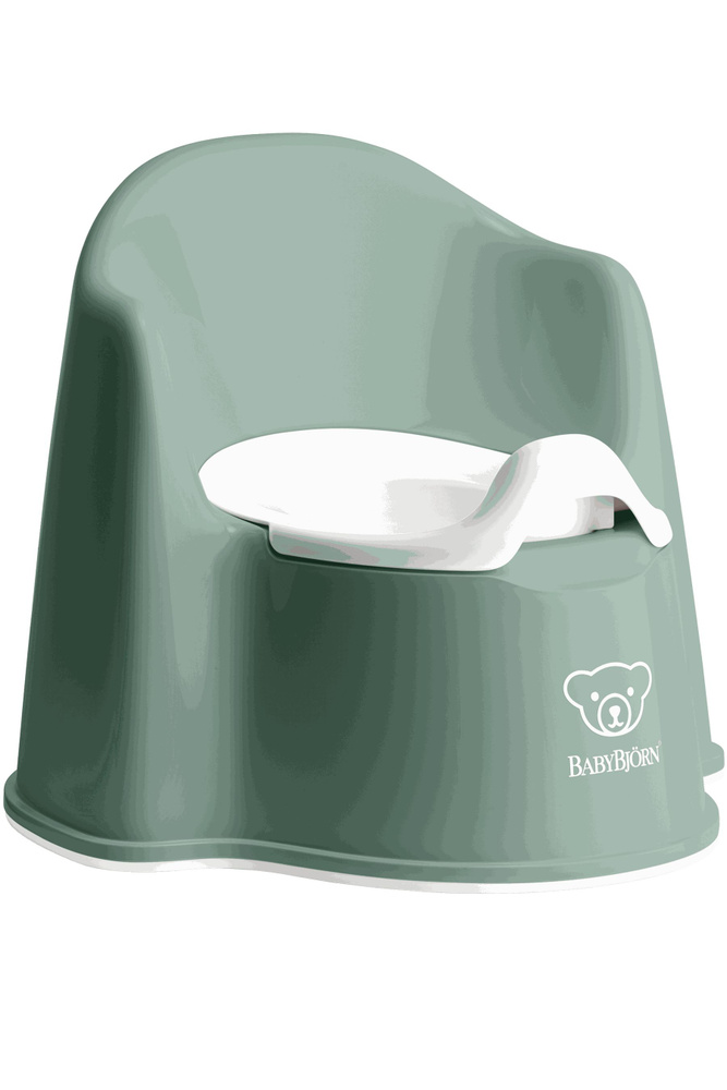 Горшок детский BabyBjorn Potty Chair,Deep Green/White #1