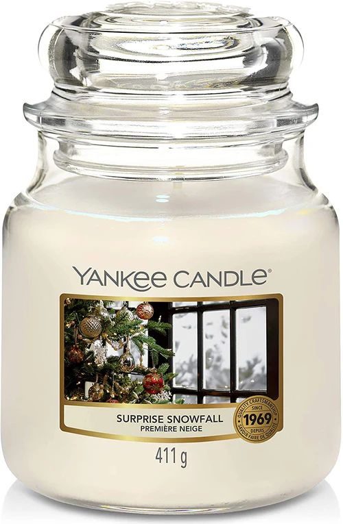 Yankee Candle Свеча ароматическая "Surprise Snowfall", 14 см х 10 см, 1 шт #1