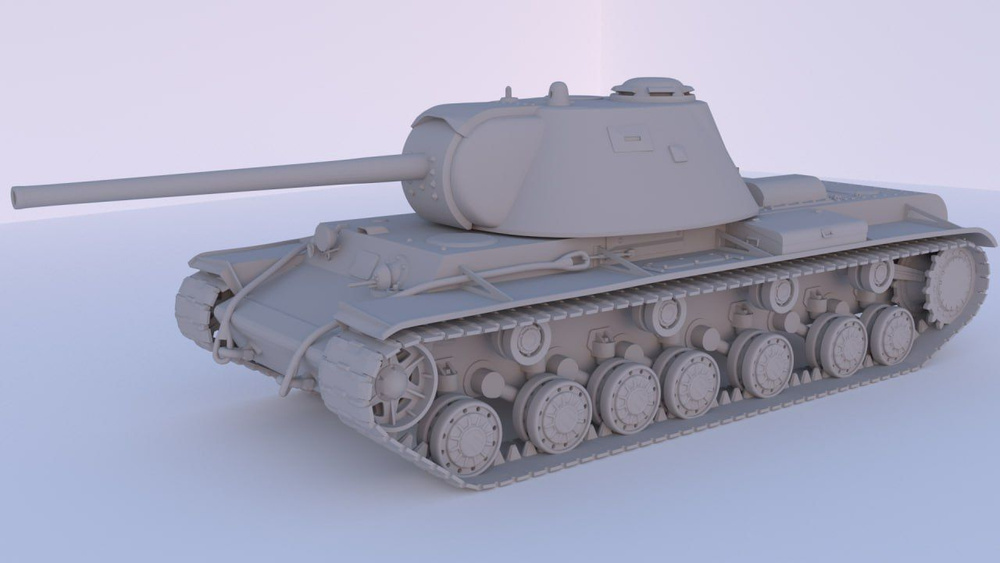 КВ-3 107мм ЗИС-6 танк в масштабе 1 72 #1