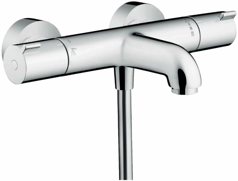 Смеситель для ванны hansgrohe Ecostat 1001 CL 13201000 серебристый #1