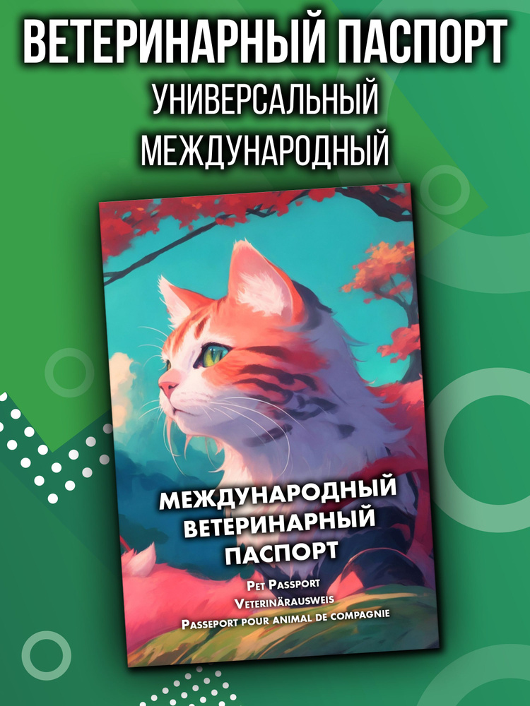 Ветеринарный паспорт для кошек и собак международный #1