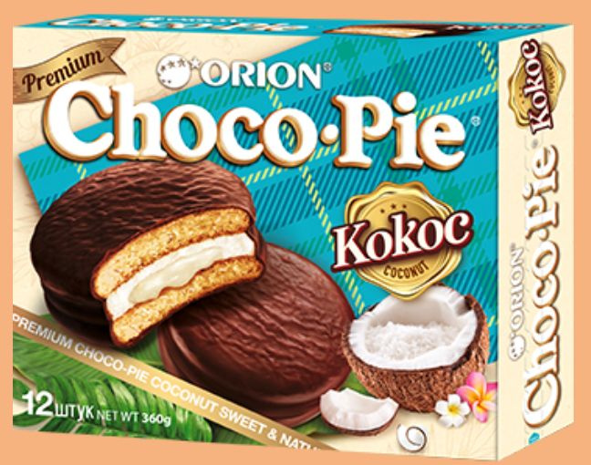 Печенье "ORION ChocoPie" Кокос , 360г #1