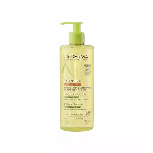 A-Derma EXOMEGA CONTROL Смягчающее масло для душа, 500 мл (Экзомега) #1