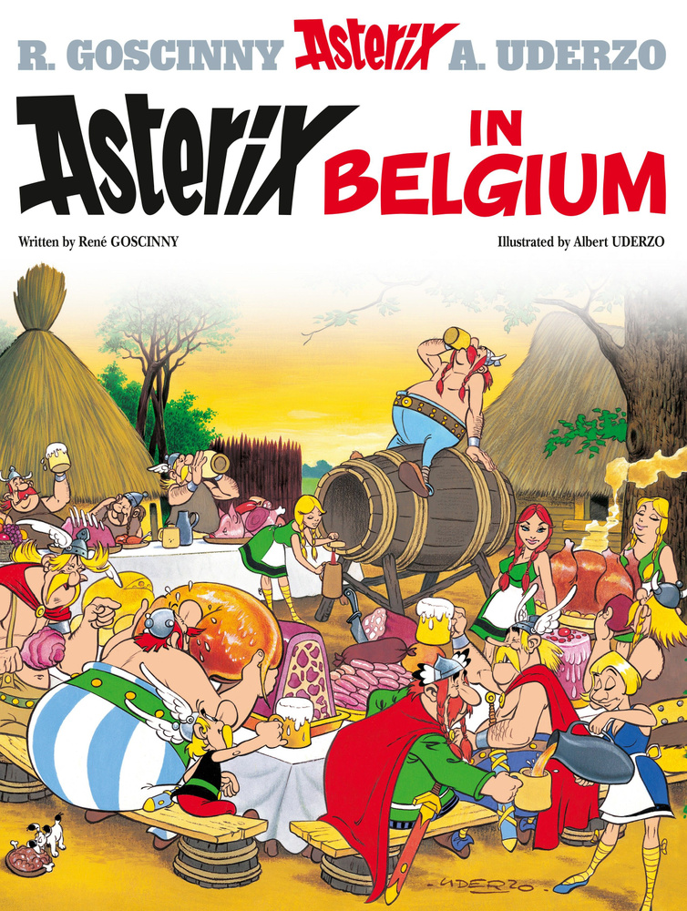 Asterix in Belgium. Комикс / Asterix chez les Belges. Астерикс в Бельгии / Книга на Английском | Госинни #1