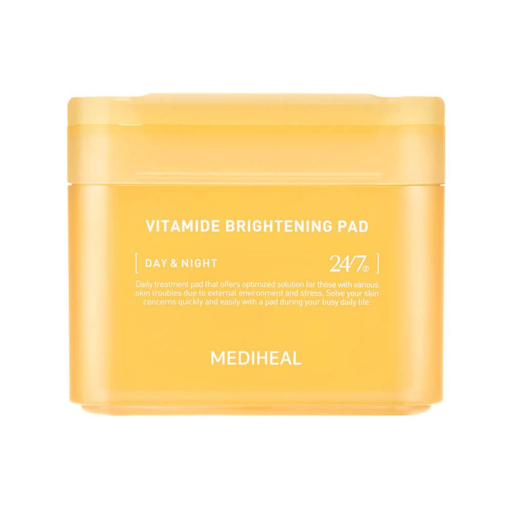 Осветляющие тонер-пэды с комплексом витаминов Mediheal Vitamide Brightening Pad.  #1