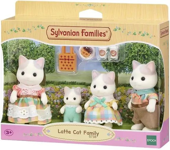 Набор Sylvanian Families 5738 семейство кошек Латте #1