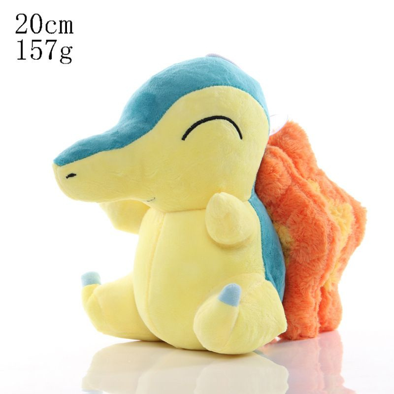 Мягкая игрушка, POK MON pokemon plush toys,Cyndaquil,зеленый #1