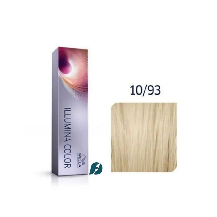 Wella Professionals Illumina Color 10/93 Крем-краска для волос - Яркий блонд золотистый сандре, 60мл #1